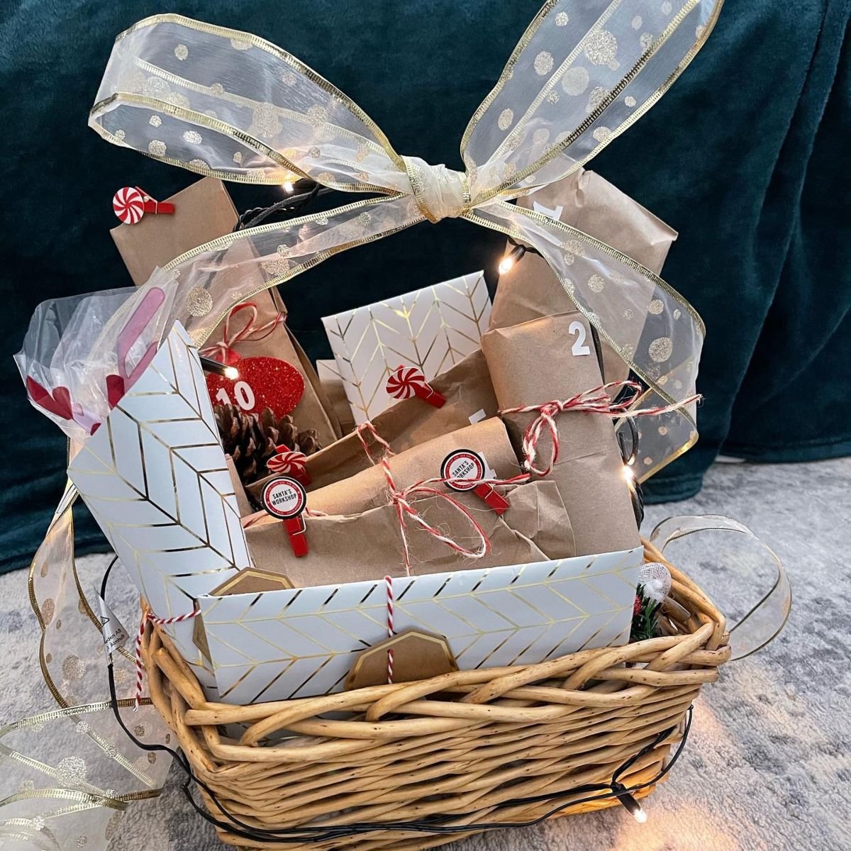 Countdown Christmas Basket