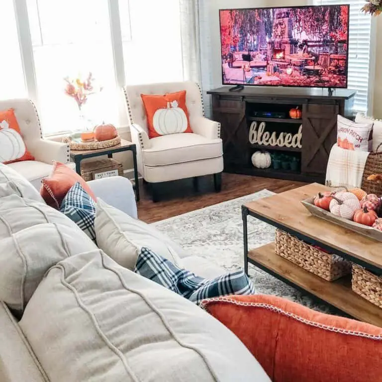 Cozy Fall Living Room Decor