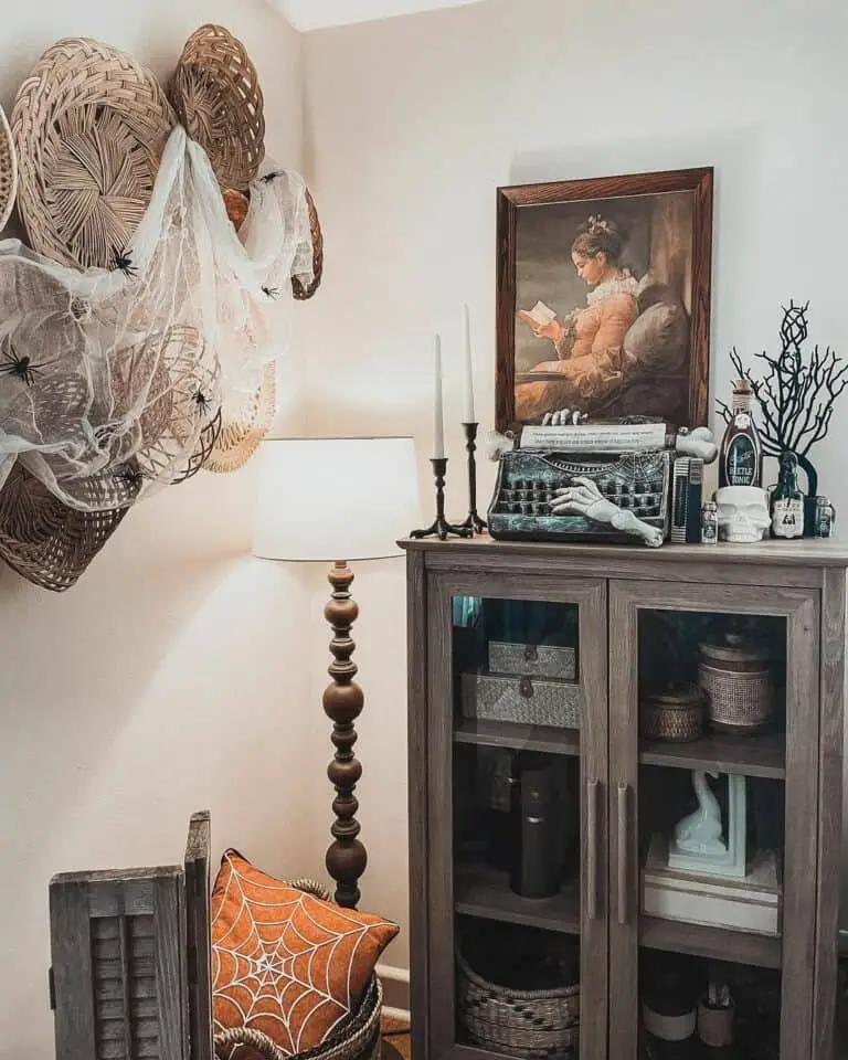 Cozy Spooky Display Corner