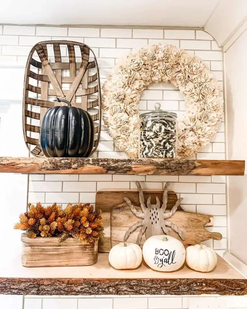 Creepy Shelf Decorations