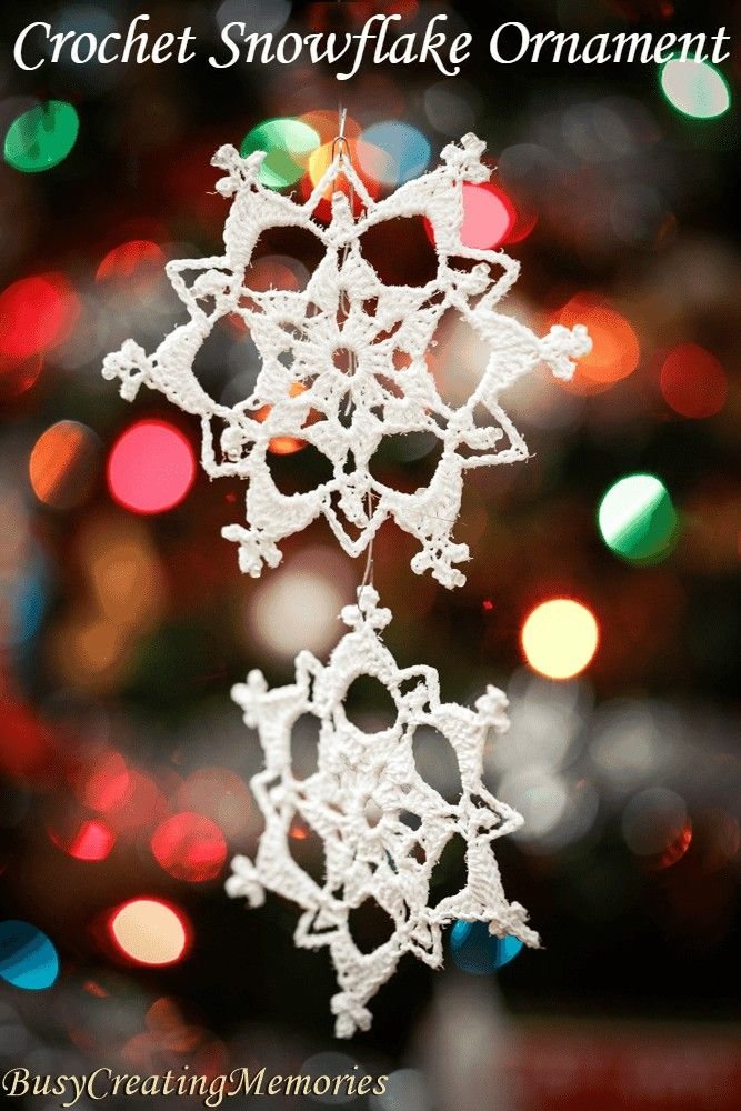 Crochet Snowflake Ornaments