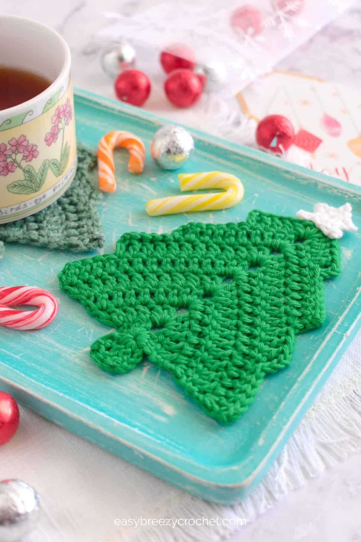 Crochet Tree Coasters