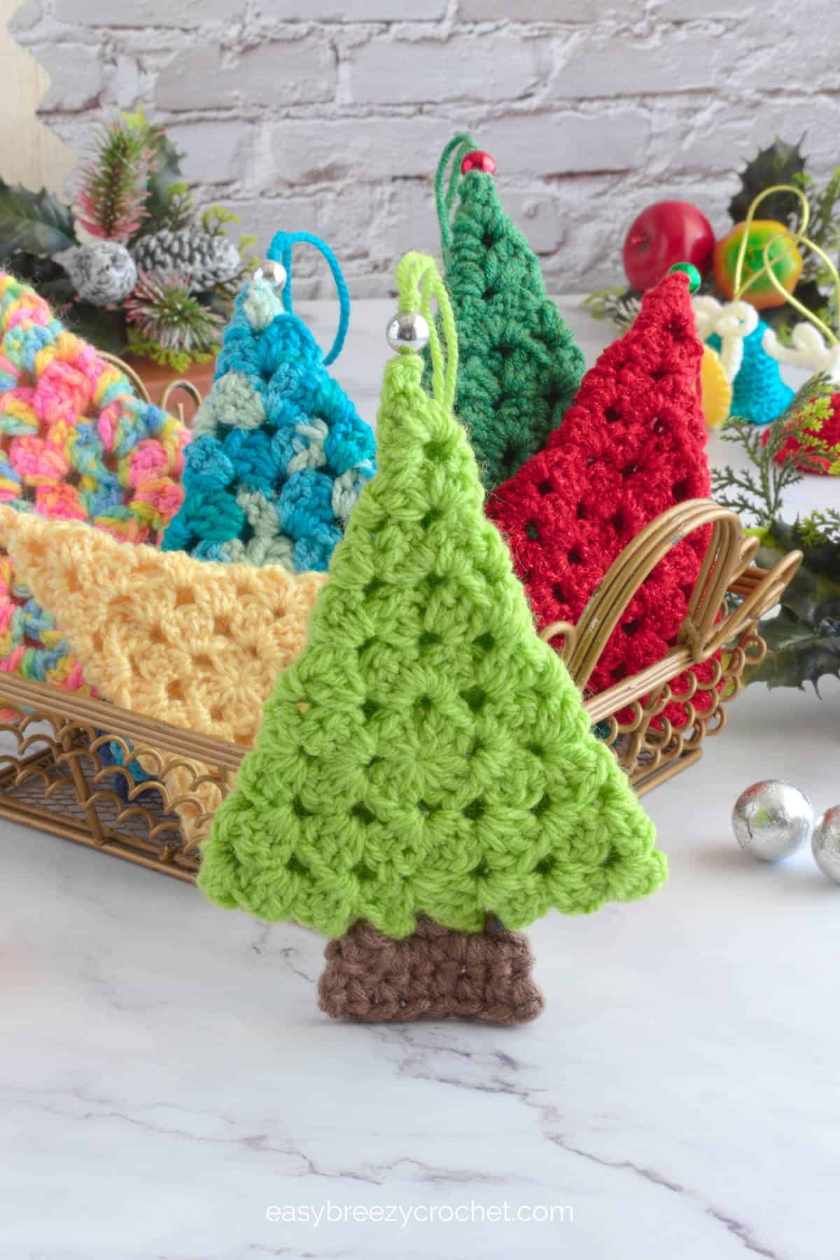 Crochet Tree Ornaments