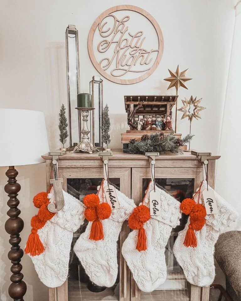 Dresser Stocking Display