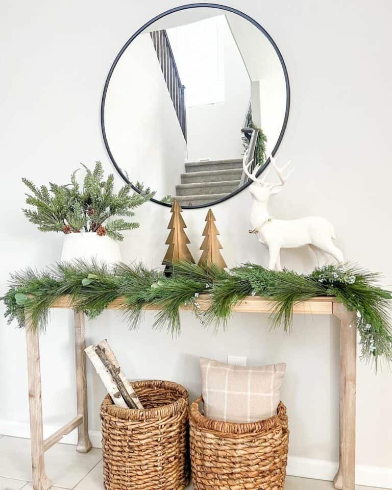 Entryway Christmas Garland