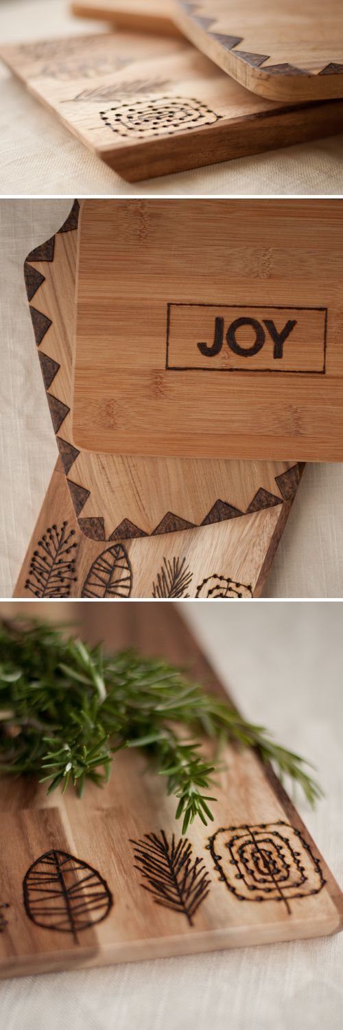 Etched Wood Cutting Board