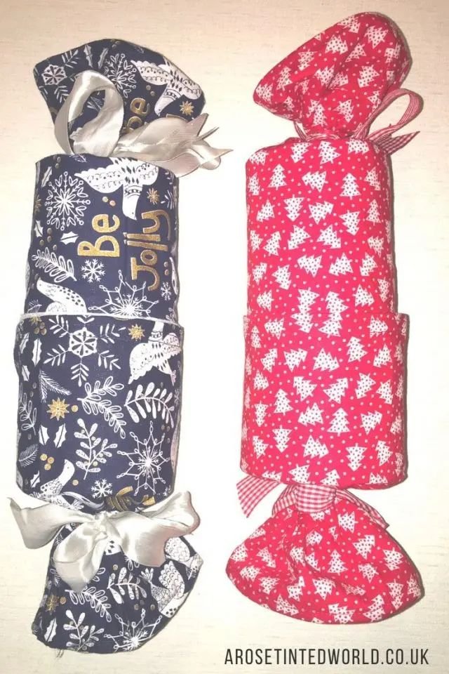 Fabric Christmas Crackers