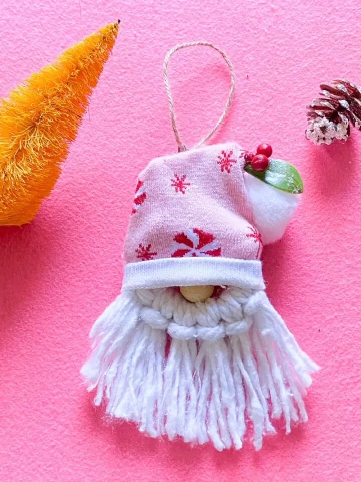 Fabric Gnome Ornaments