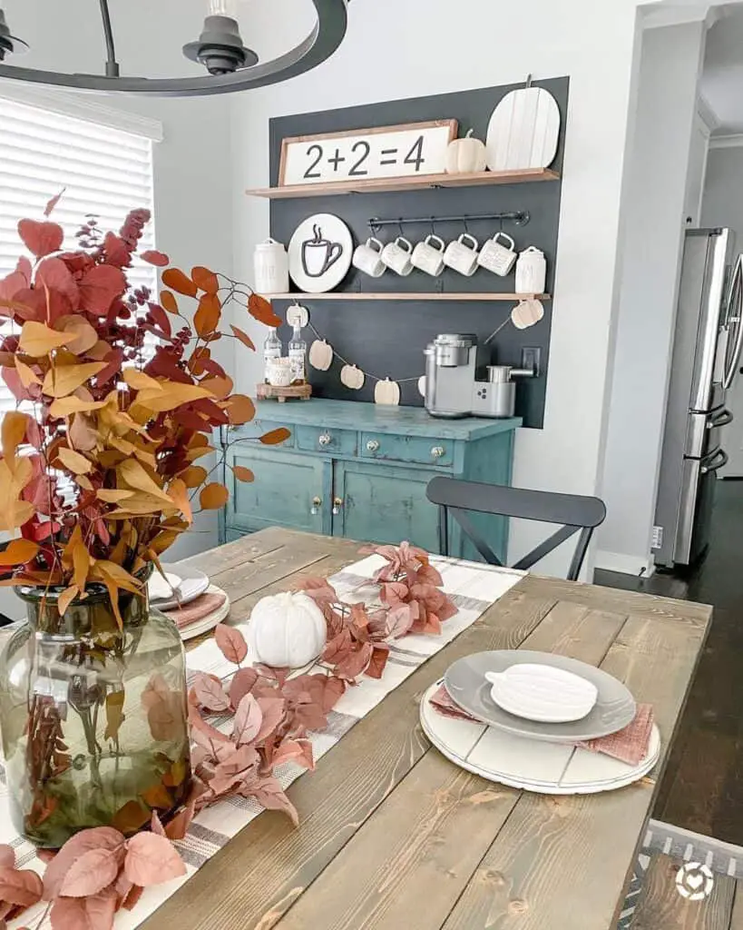 Fall Leave Vase Decorations