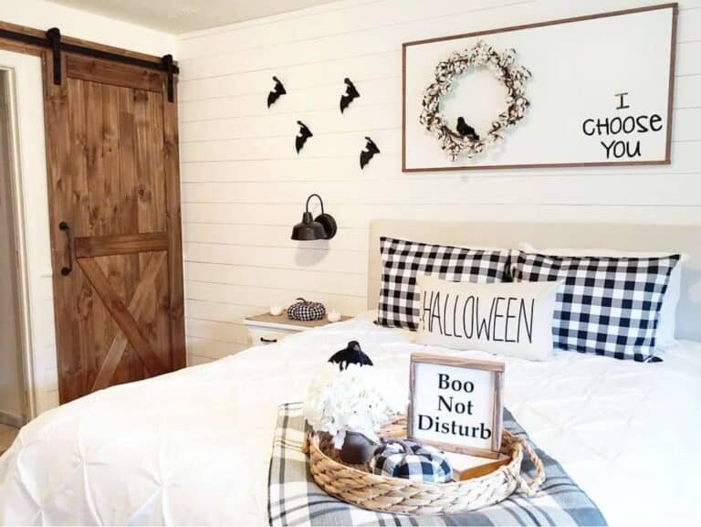 Farmhouse Bedroom Raven Decor