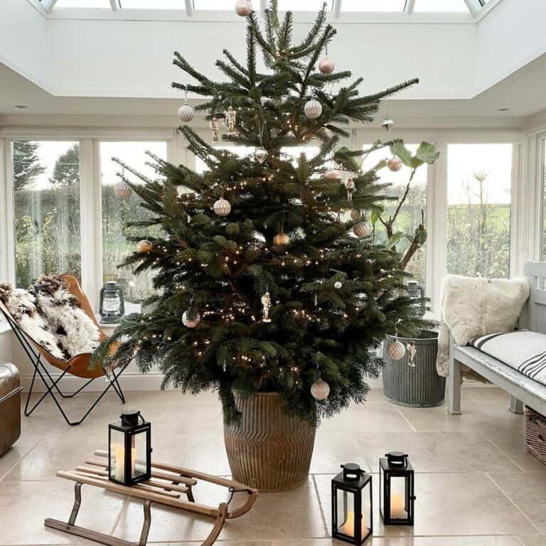 Farmhouse Christmas Lanterns