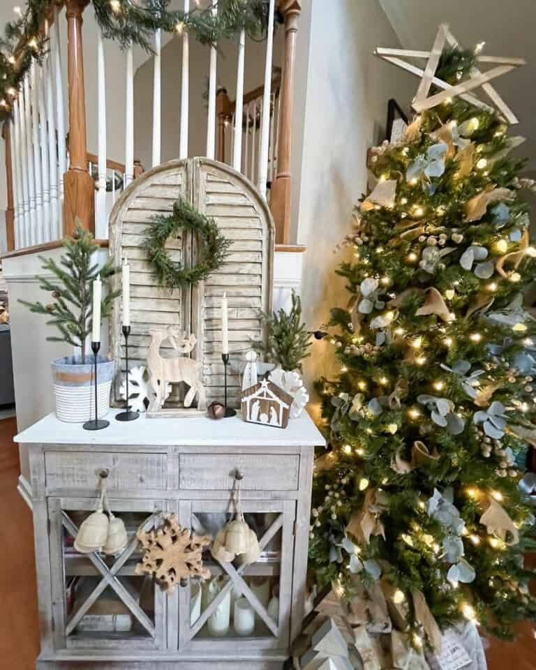 Farmhouse Corner Cabinet