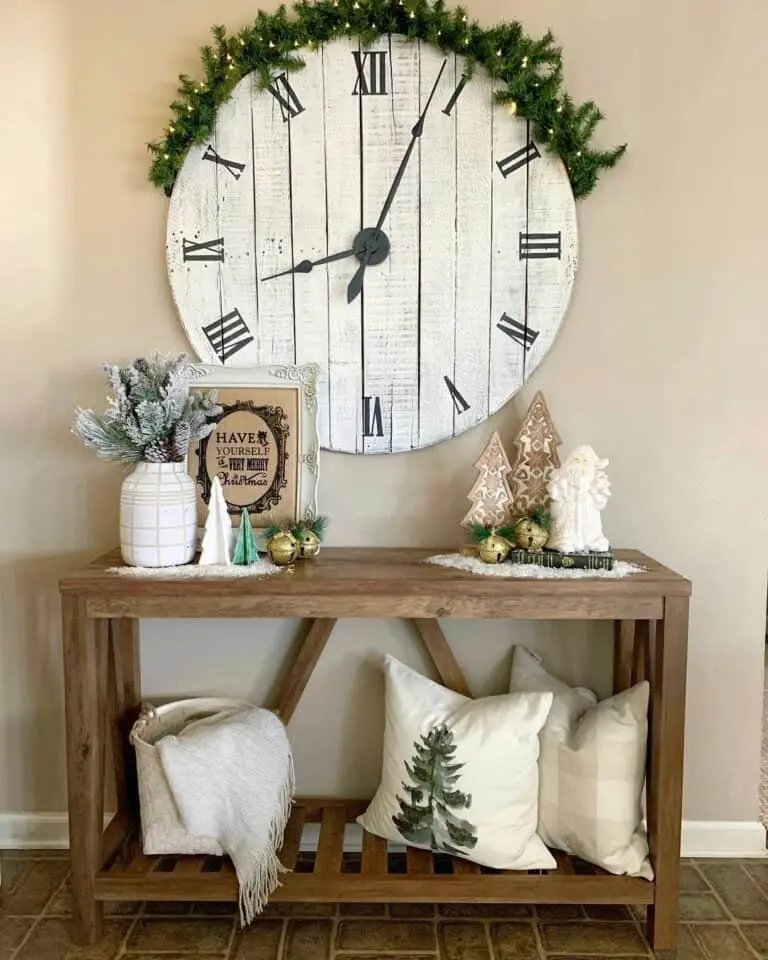 Farmhouse Entryway Christmas