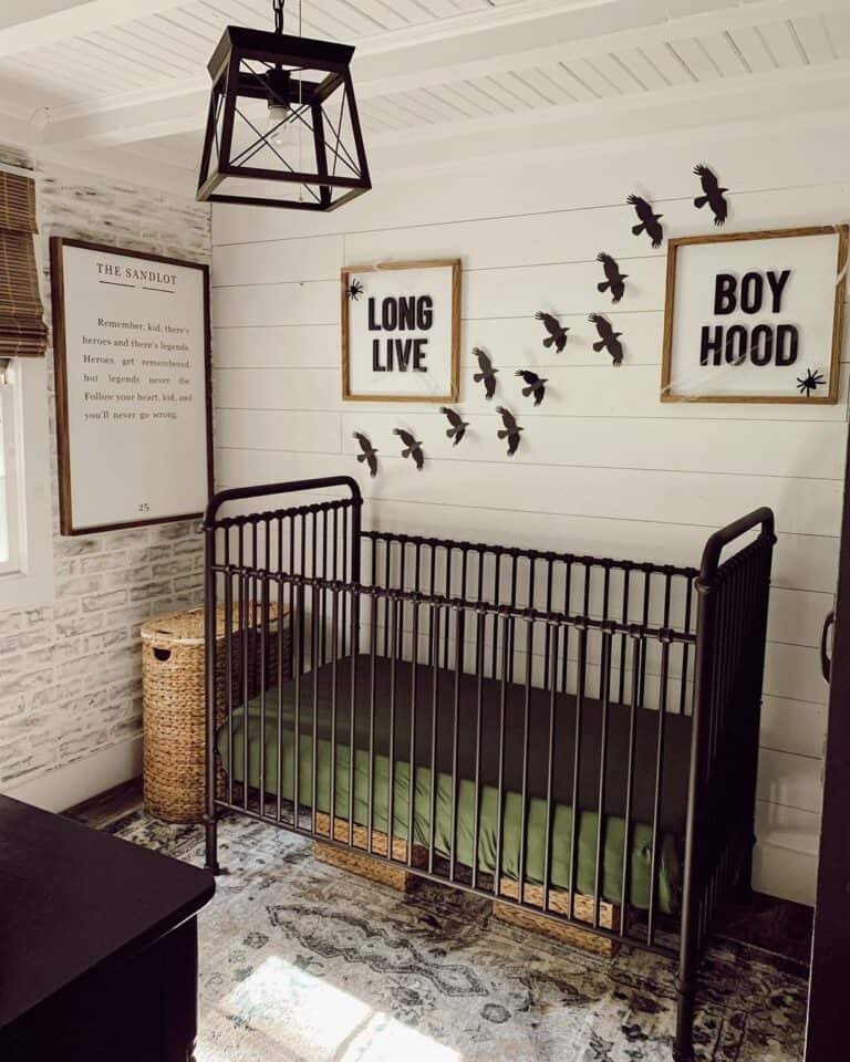 Farmhouse Nursery with Crows
