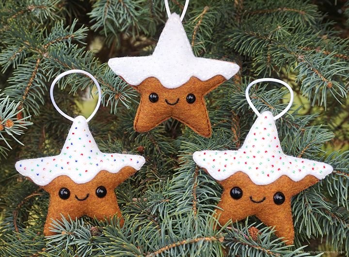 Felt Star Ornaments