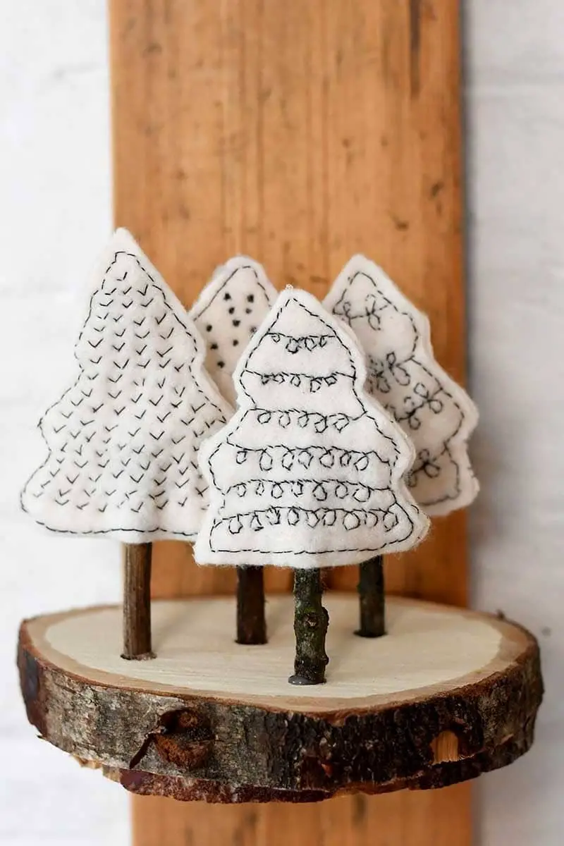Felt Tree Display