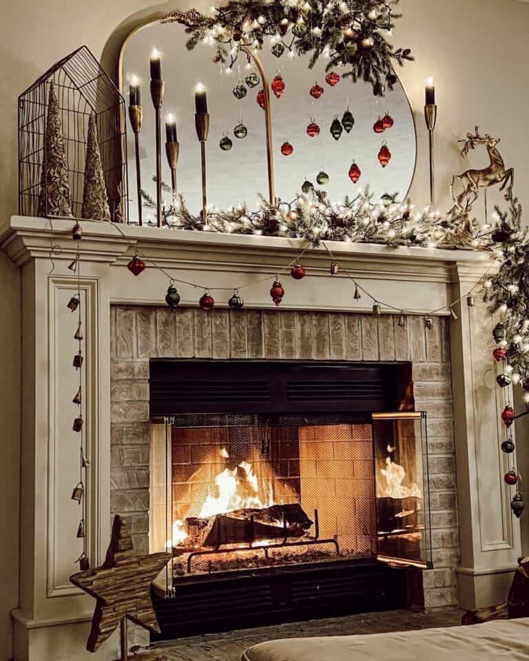 Fireplace Christmas Decorations