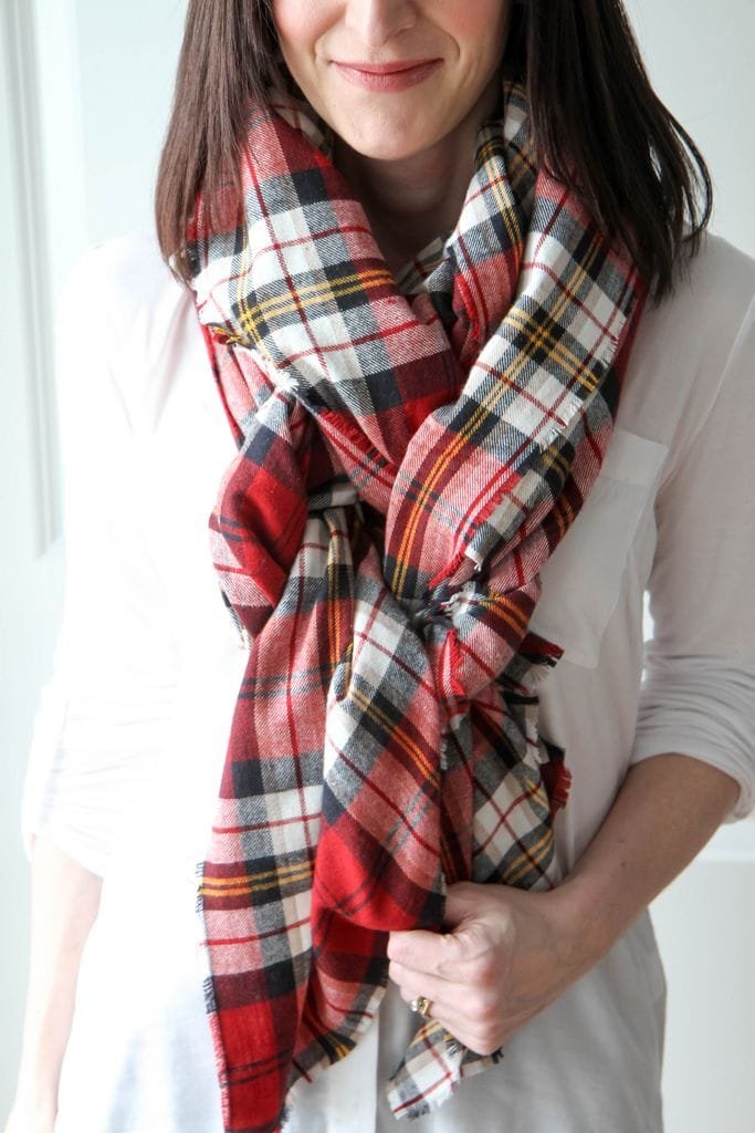 Flannel Blanket Scarf