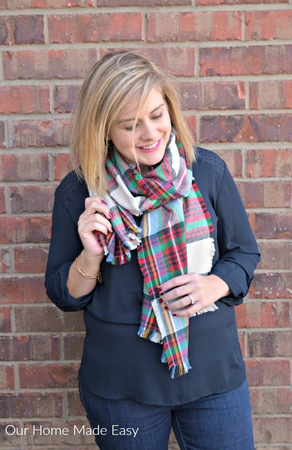 Flannel Fringe Scarf