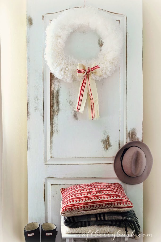 Fluffy Farmhouse Wreath