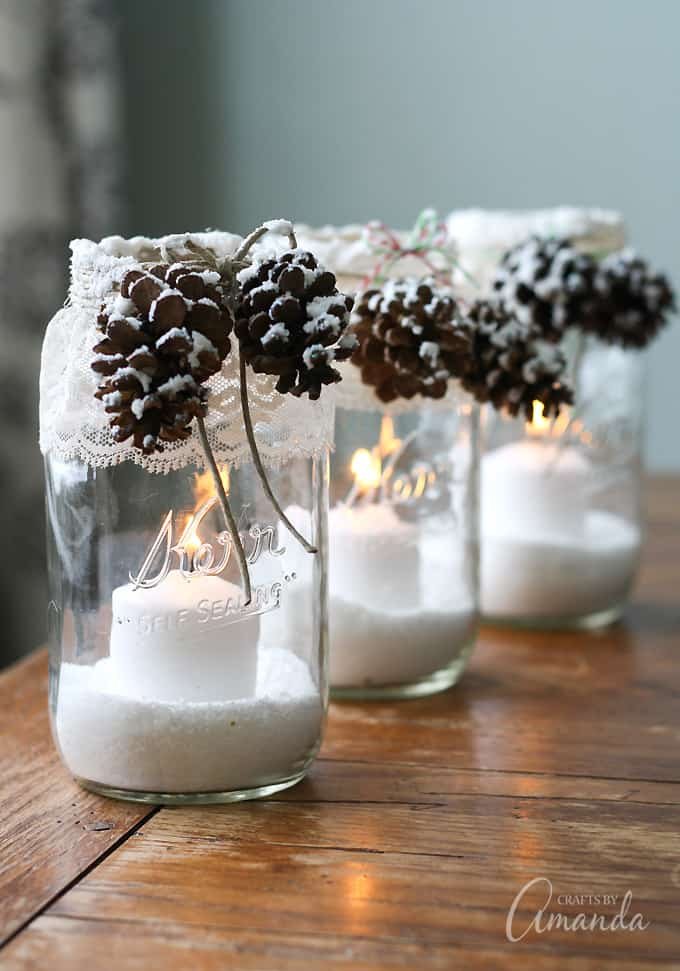 Frosted Glass Luminaries