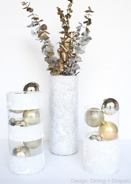 Frosted Glass Vases