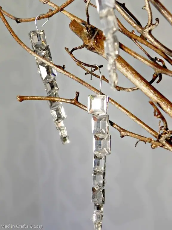 Gem Icicle Ornaments
