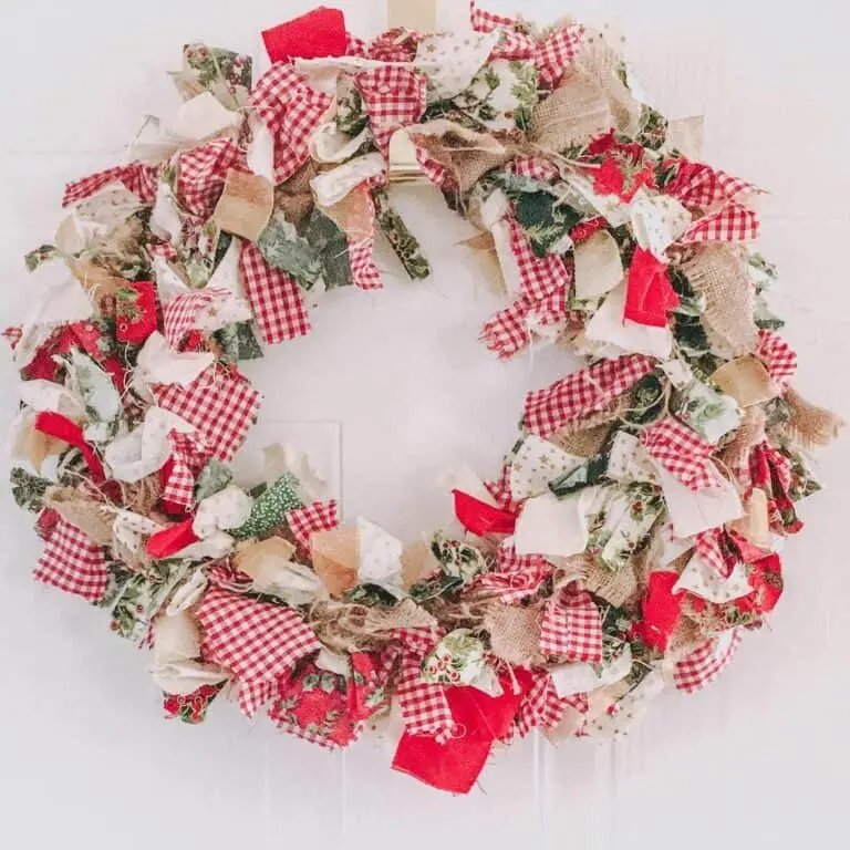 Gingham Fabric Wreaths