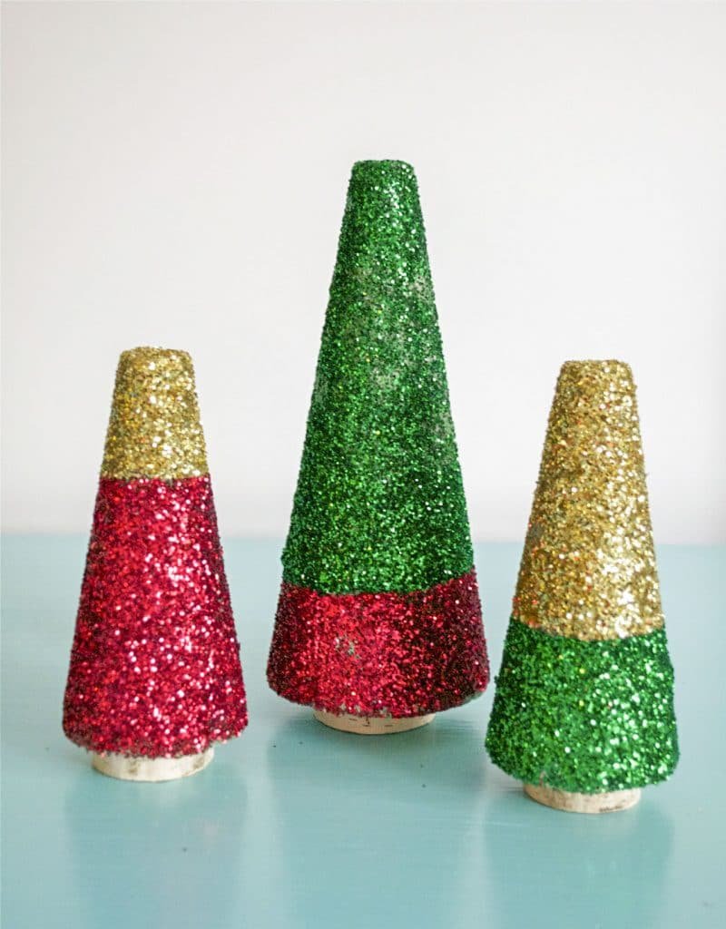 Glitter Christmas Trees