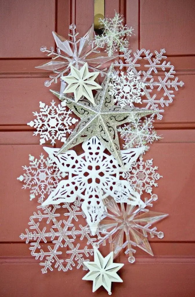 Glitter Snowflake Hanger
