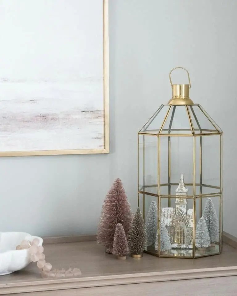 Gold Christmas Lantern