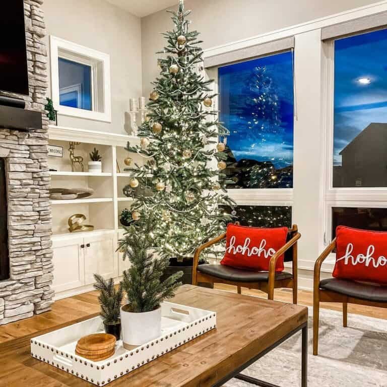 Gold Ornament Tree