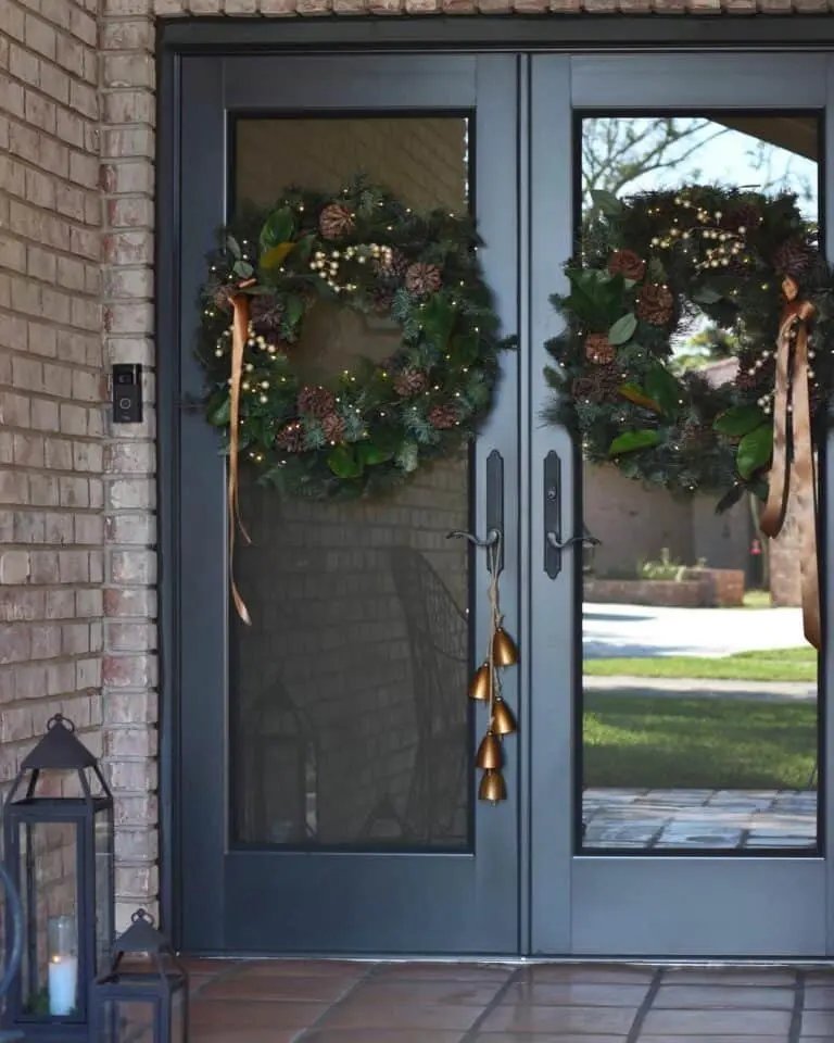 Gold Ribbon Wreaths