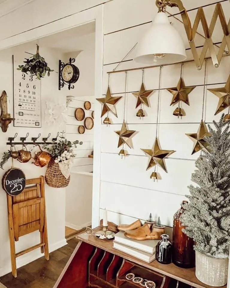 Gold Star Garland