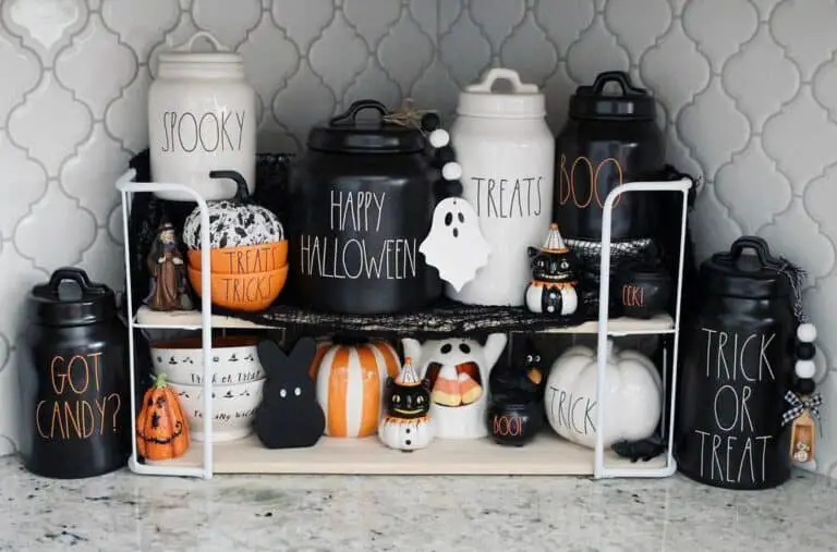 Gray Kitchen with Cat Decor