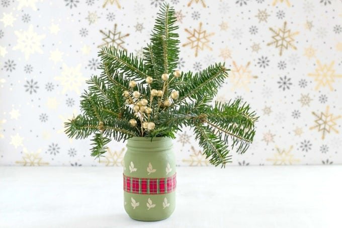 Green Mason Jar