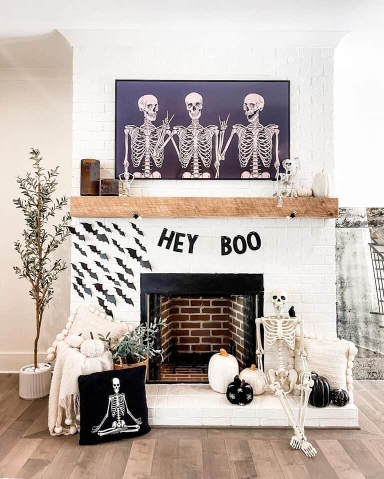 Halloween Fireplace Decorations