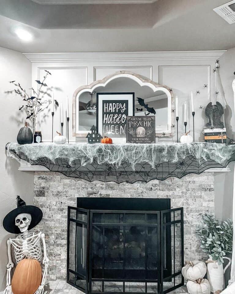 Halloween Mantel Decoration
