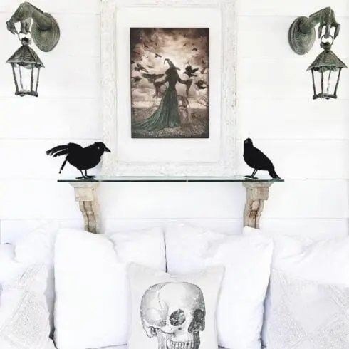 Halloween Shelf Decor