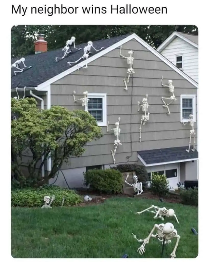 Halloween Skeleton Decor
