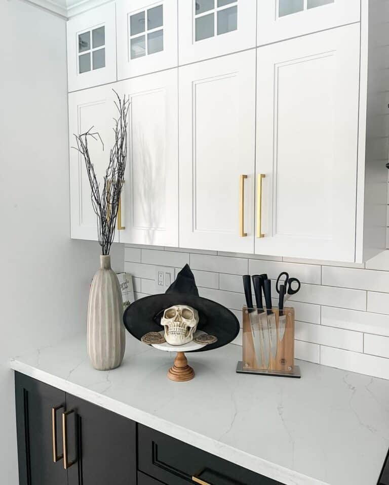 Halloween Skull Kitchen Display