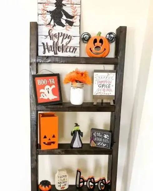 Halloween Themed Bookshelf