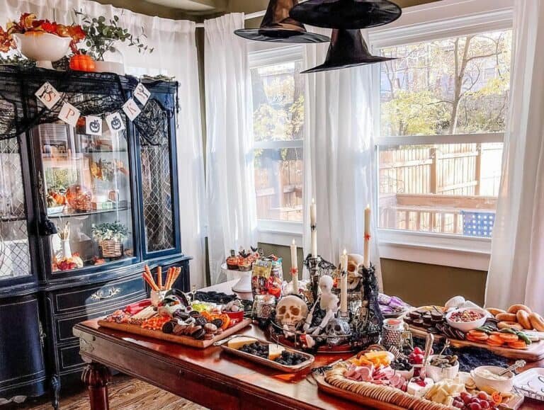 Halloween-Themed Table Decor