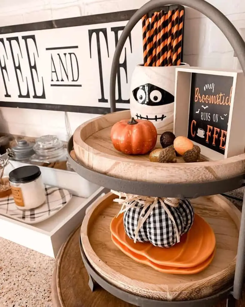 Halloween Tiered Tray Decor
