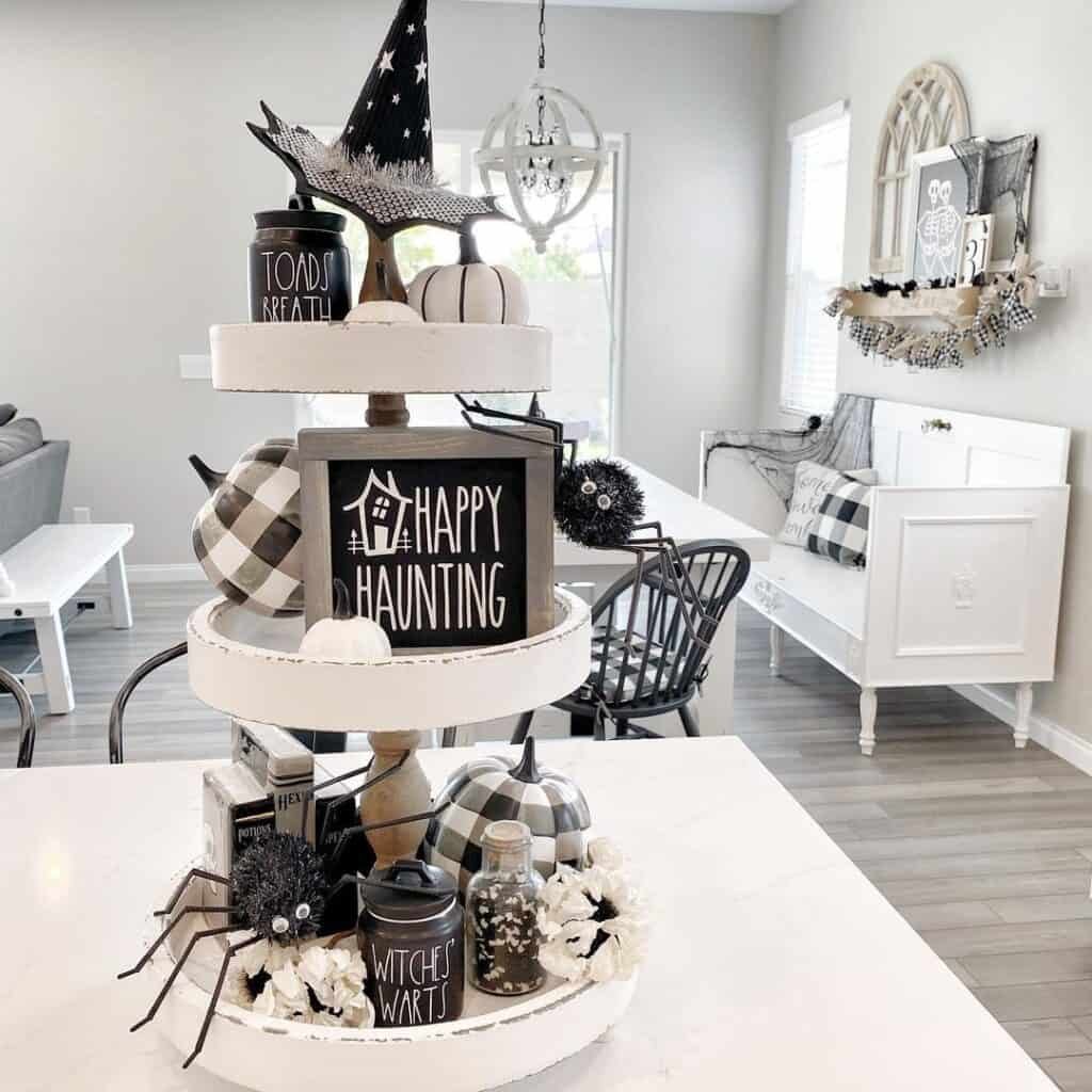 Halloween Tiered Tray Decor