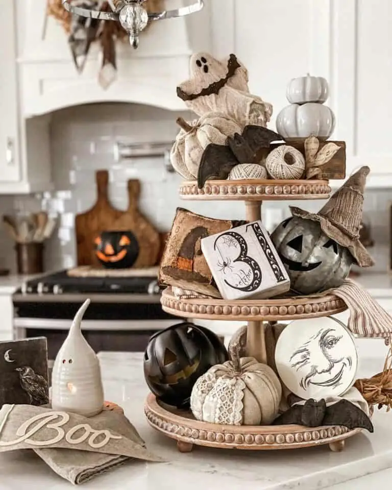 Halloween Wooden Tray Decor