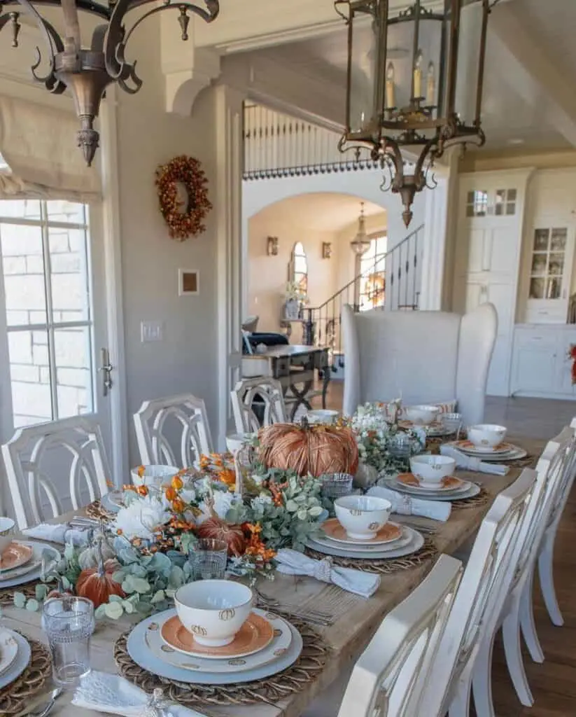Hand-Painted Pumpkin Dishware