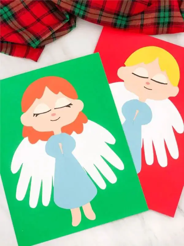 Handprint Angel Craft