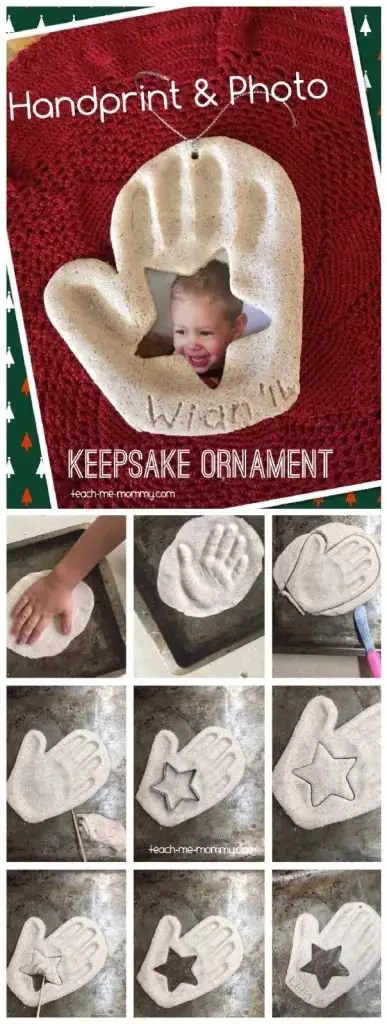 Handprint Clay Ornaments