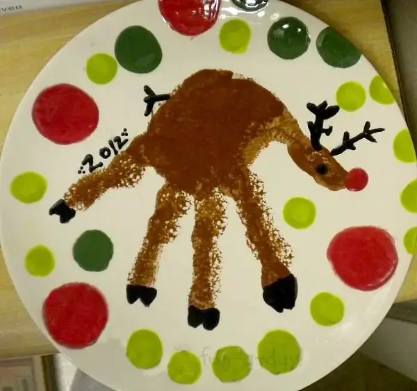 Handprint Plate Crafts